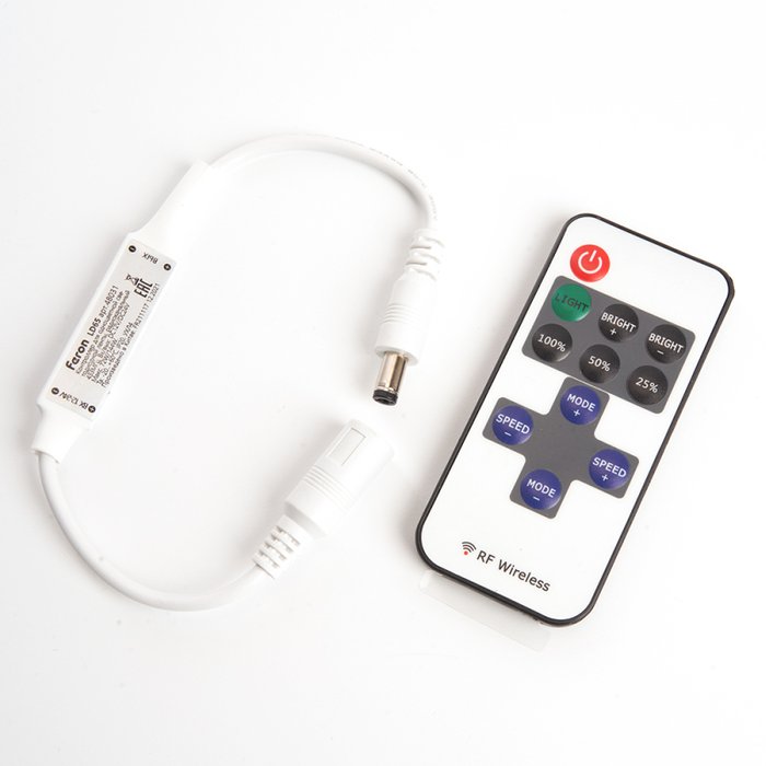 Контроллер мини для светодиодной ленты Feron LD65 48031 Контроллер мини для светодиодной ленты Feron LD65 48031