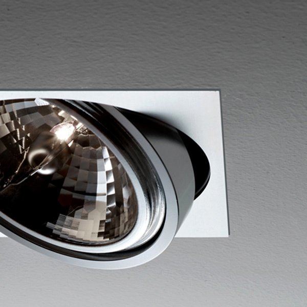 Встраиваемый светильник Fabbian ZEN из металла серого цвета - купить Встраиваемые споты по цене 13260.0