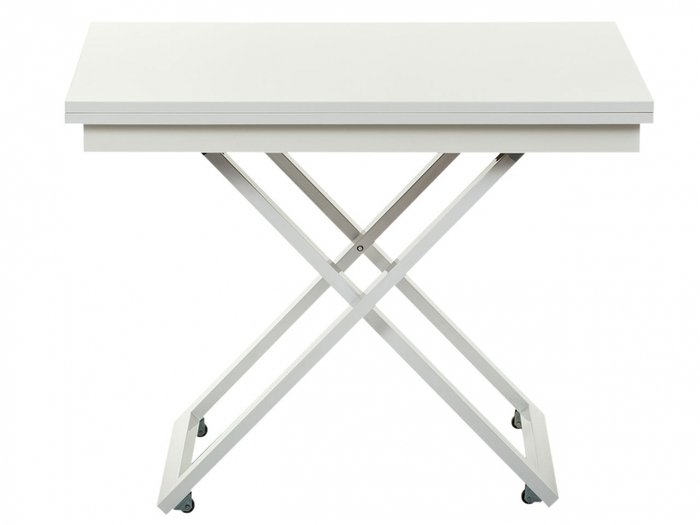 Стол-трансформер Cross WTS белого цвета - лучшие Обеденные столы в INMYROOM