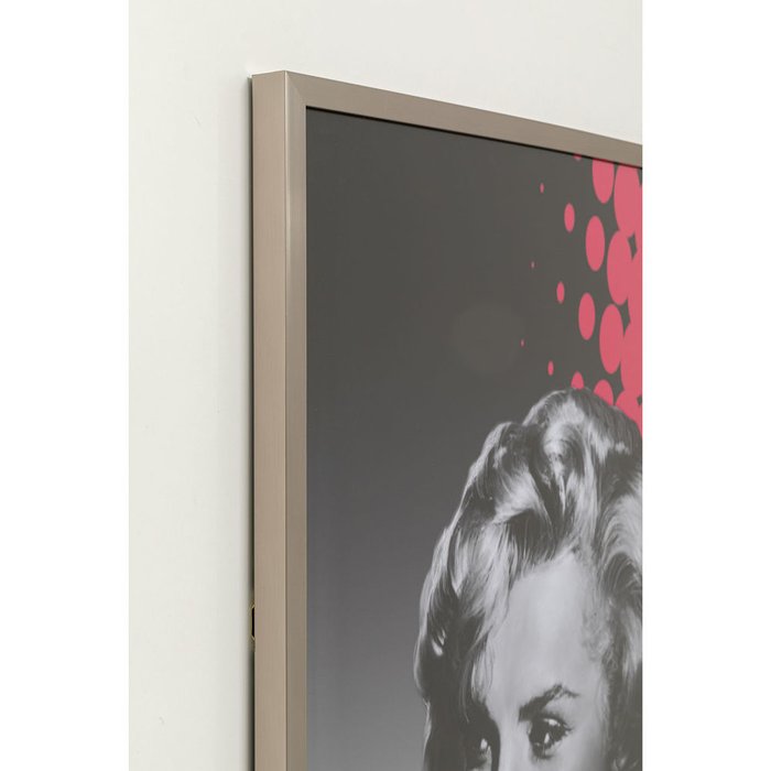 Картина в рамке Diva красно-серого цвета - купить Принты по цене 34760.0