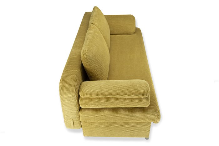 Прямой диван-кровать Биг-Бен желтого цвета - лучшие Прямые диваны в INMYROOM