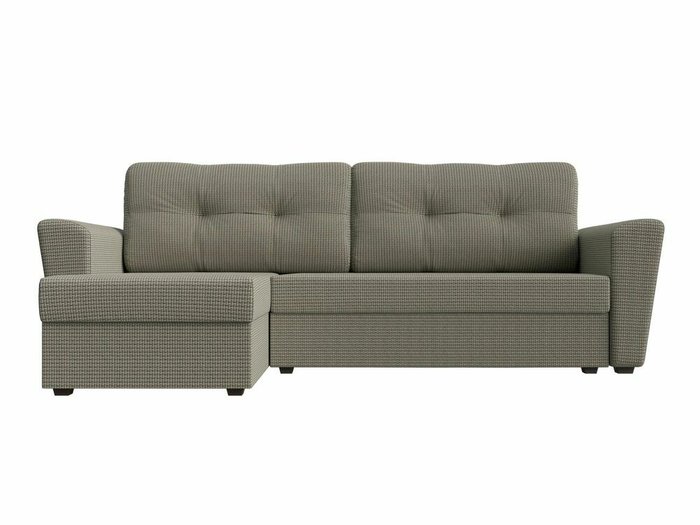 Угловой диван-кровать Амстердам лайт серо-бежевого цвета левый угол - купить Угловые диваны по цене 27999.0