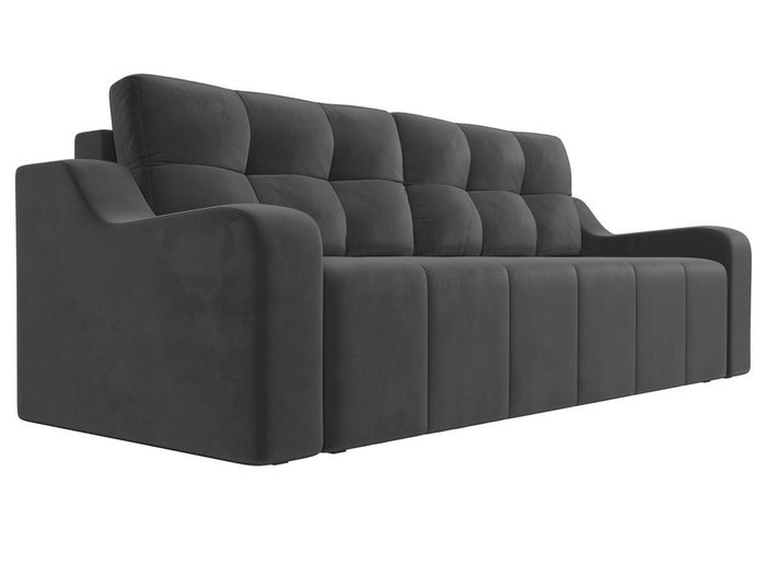 Прямой диван-кровать Итон серого цвета - лучшие Прямые диваны в INMYROOM