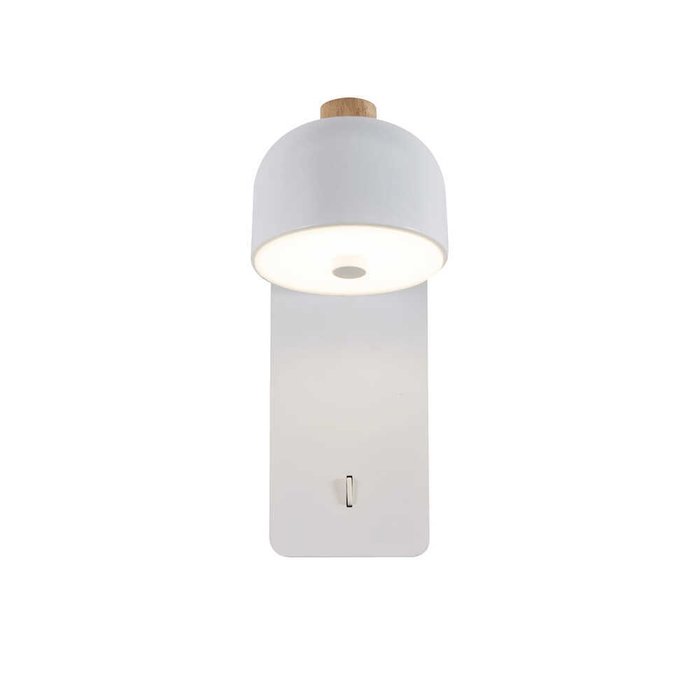 Бра Mauris коричневый, белый металл, акрил, дерево LED*5W, 400LM, 3000K, included, switch - купить Бра и настенные светильники по цене 7900 Бра Mauris коричневый, белый металл, акрил, дерево LED*5W, 400LM, 3000K, included, switch - купить Бра и настенные светильники по цене 7900