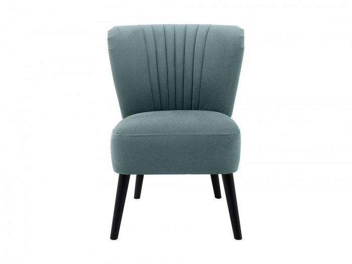 Кресло Barbara серо-синего цвета - купить Интерьерные кресла по цене 18810.0