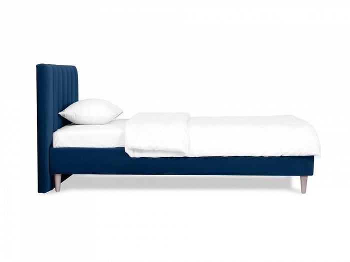 Кровать Prince Louis L 120х200 темно-синего цвета  - купить Кровати для спальни по цене 53190.0