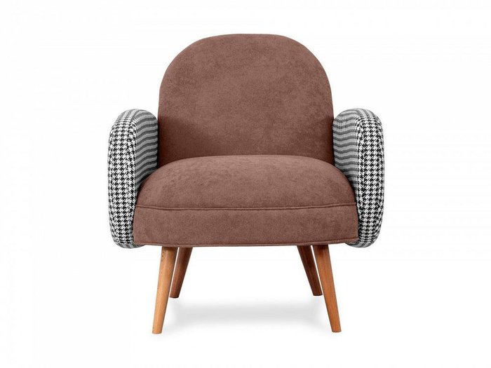 Кресло Bordo коричневого цвета - лучшие Интерьерные кресла в INMYROOM