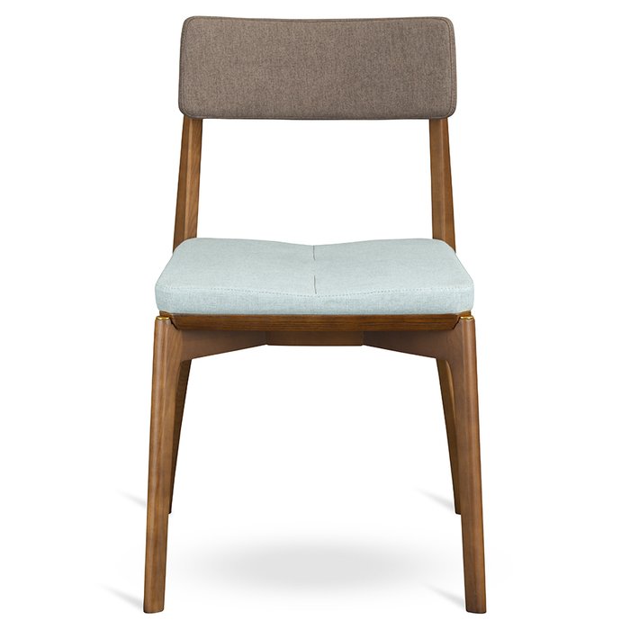 Стул Aska коричнево-бирюзового цвета  - купить Обеденные стулья по цене 19900.0