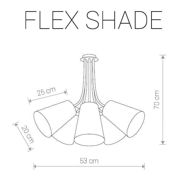 Подвесная люстра Flex Shade черного цвета - лучшие Подвесные люстры в INMYROOM