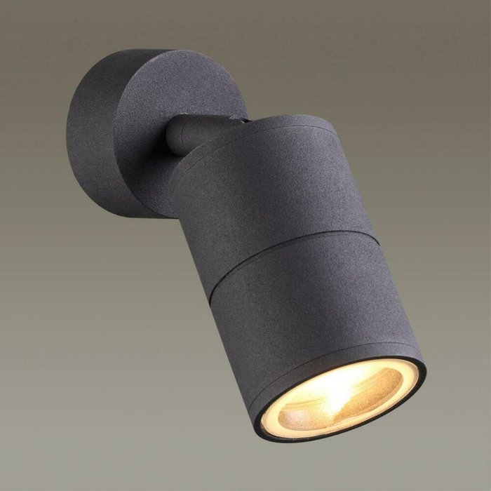Уличный светильник Corsus черного цвета - лучшие Настенные уличные светильники в INMYROOM