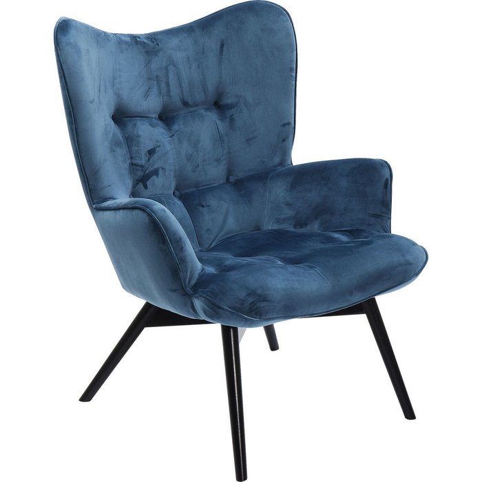 Кресло Vicky синего цвета - лучшие Интерьерные кресла в INMYROOM