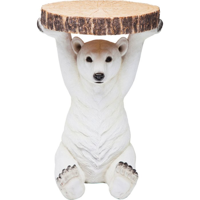 Столик приставной Polar Bear белого цвета