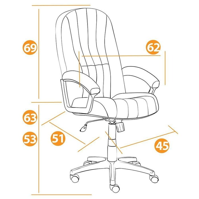 Кресло офисное бордового цвета - купить Офисные кресла по цене 7425.0