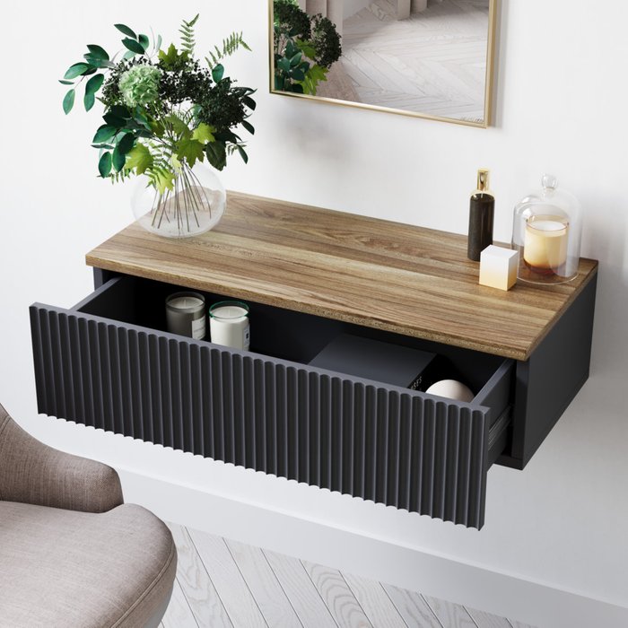 Туалетный столик Ингрия цвета графит - лучшие Туалетные столики в INMYROOM