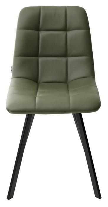 Стул Chilli Square серо-зеленого цвета (экокожа) - купить Обеденные стулья по цене 4950.0