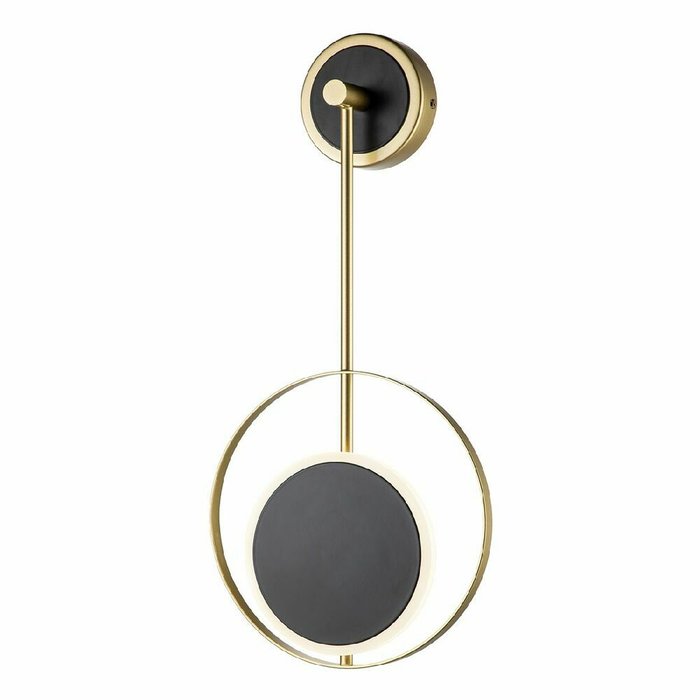 Настенный светильник Hypnosis 10206/SG LED Black/Gold (акрил, цвет белый) Настенный светильник Hypnosis 10206/SG LED Black/Gold (акрил, цвет белый)