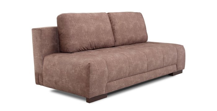 Прямой диван-кровать Льюис коричневого цвета - купить Прямые диваны по цене 55596.0