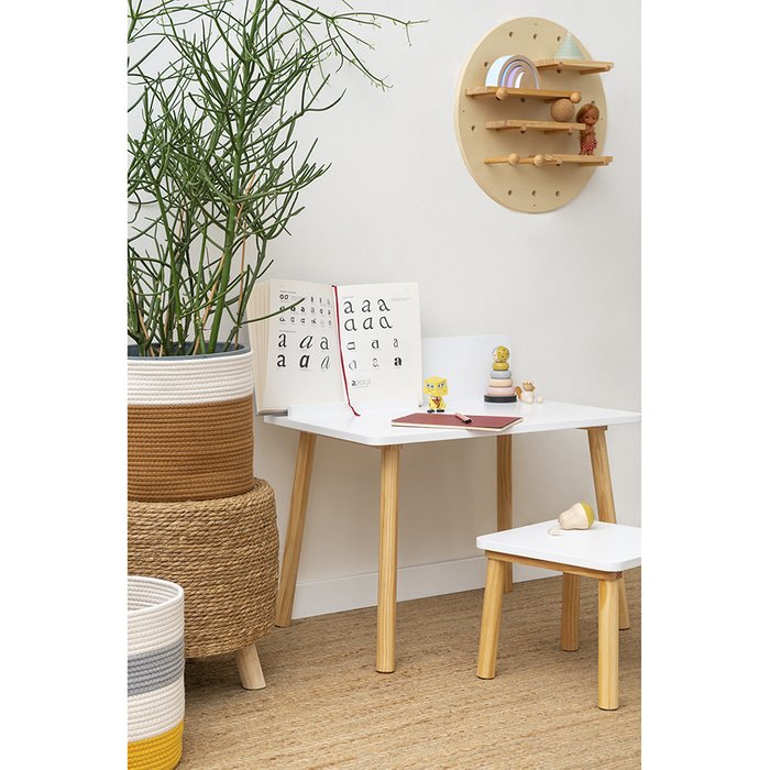Набор детской мебели Grete белого цвета - лучшие Детские столы в INMYROOM