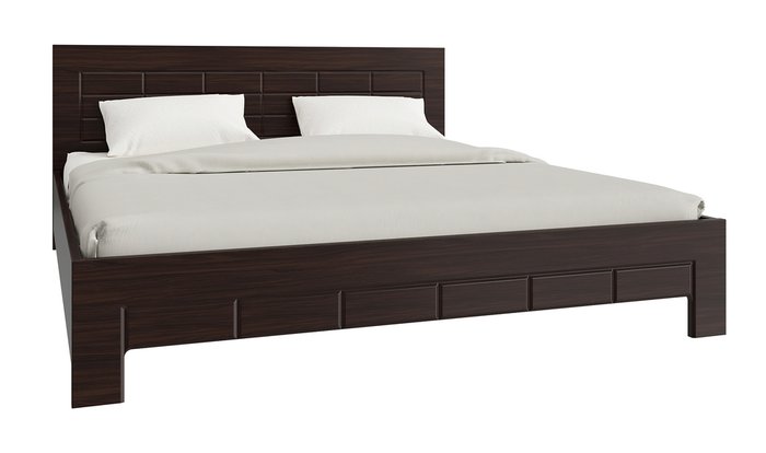 Кровать Изабель 180х200 темно-коричневого цвета