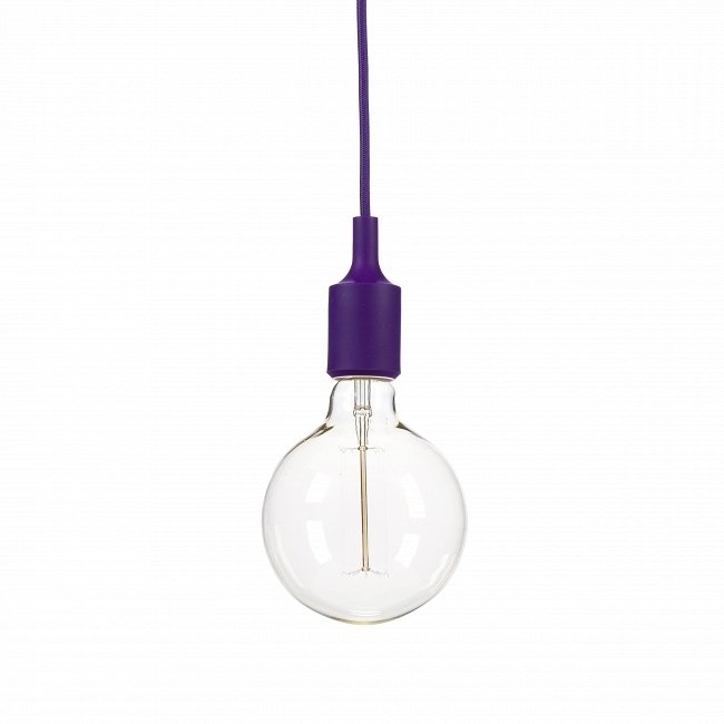 Подвесной светильник Colored фиолетового цвета 