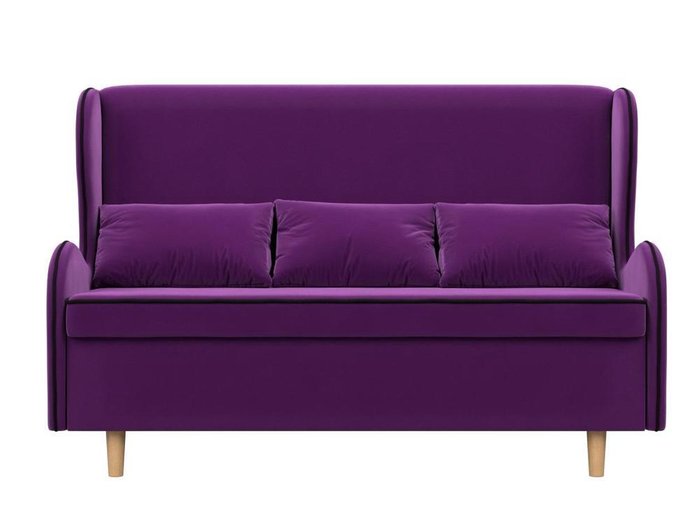 Диван Сэймон фиолетового цвета - купить Прямые диваны по цене 32990.0
