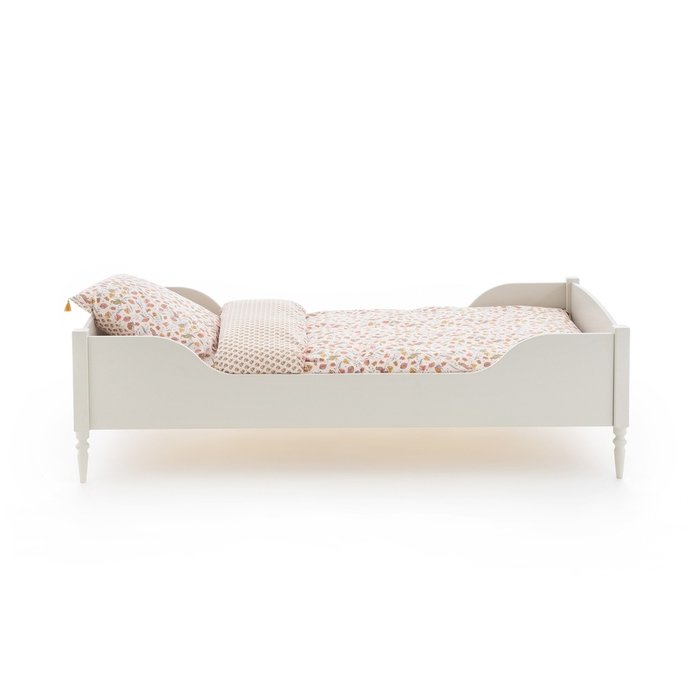 Кровать детская с сеткой Cla 90x190 бежевого цвета - купить Одноярусные кроватки по цене 35392.0