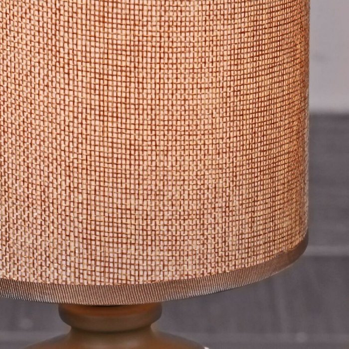 Настольная лампа 98231-0.7-01 LIGHT BROWN (ткань, цвет коричневый) - лучшие Настольные лампы в INMYROOM