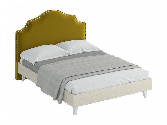 Кровать "Queen Victoria" с горчичным изголовьем 160х200 