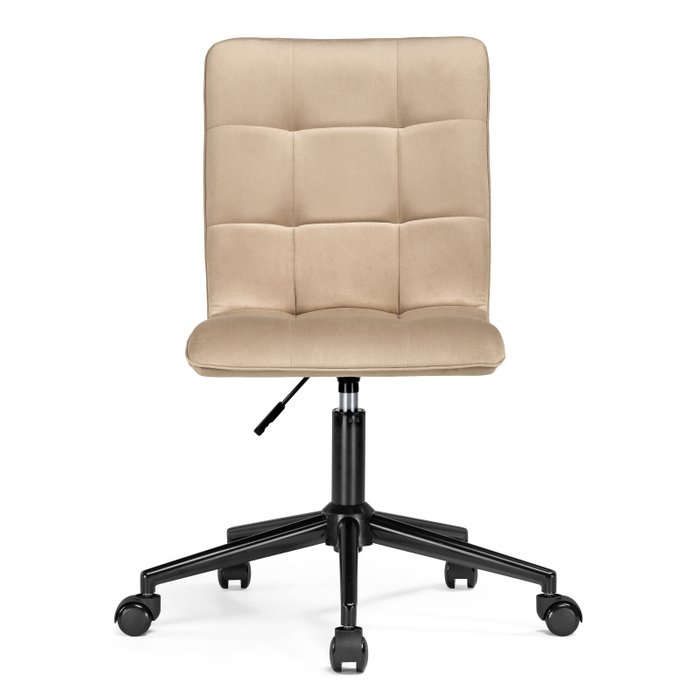 Стул компьютерный Квадро бежевого цвета - купить Офисные кресла по цене 7590.0