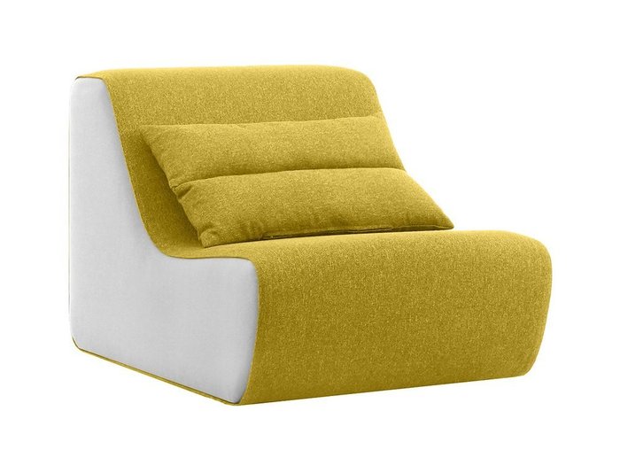 Кресло Neya бело-золотистого цвета