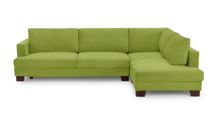 Угловой диван-кровать Марсель зеленого цвета - лучшие Угловые диваны в INMYROOM