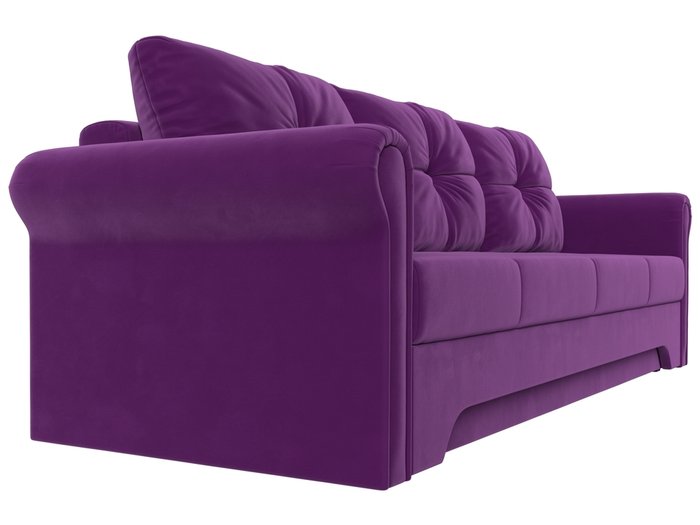 Прямой диван-кровать Европа фиолетового цвета - лучшие Прямые диваны в INMYROOM