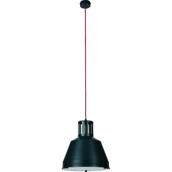 Подвесной светильник Industrial чёрного цвета в стиле лофт 