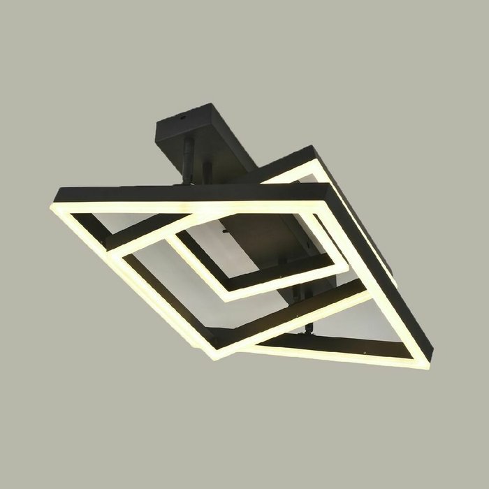 Потолочная люстра Enke 10267/3LED (металл, цвет черный) - лучшие Потолочные люстры в INMYROOM