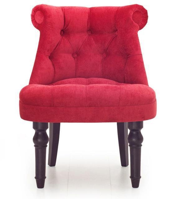 Кресло Барокко дизайн 8 красного цвета