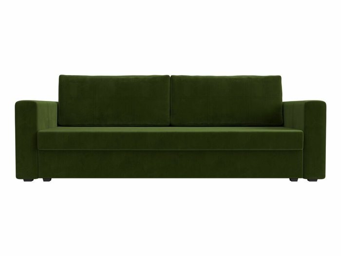 Диван-кровать Лига 006 зеленого цвета  - купить Прямые диваны по цене 26999.0