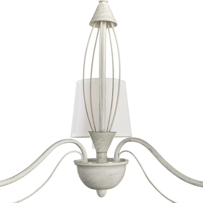 Подвесная люстра ARTE LAMP "Orlean" с белыми абажурами - лучшие Подвесные люстры в INMYROOM