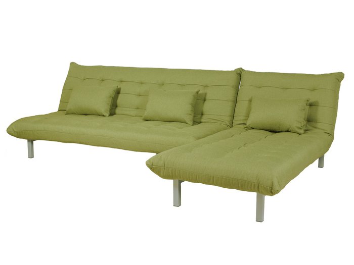 Диван Arizona с оттоманкой и декоративными подушками - купить Угловые диваны по цене 31990.0
