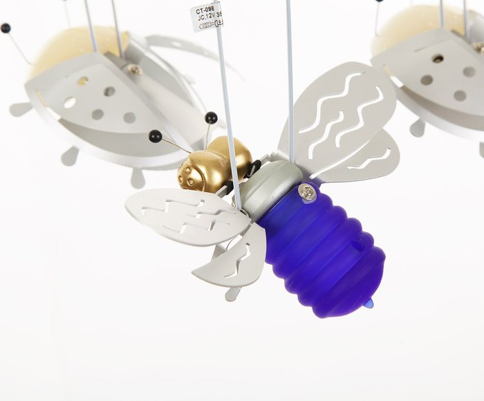 Дизайнерский потолочный светильник crystal light "Мечта энтомолога"  - лучшие Потолочные светильники в детскую в INMYROOM