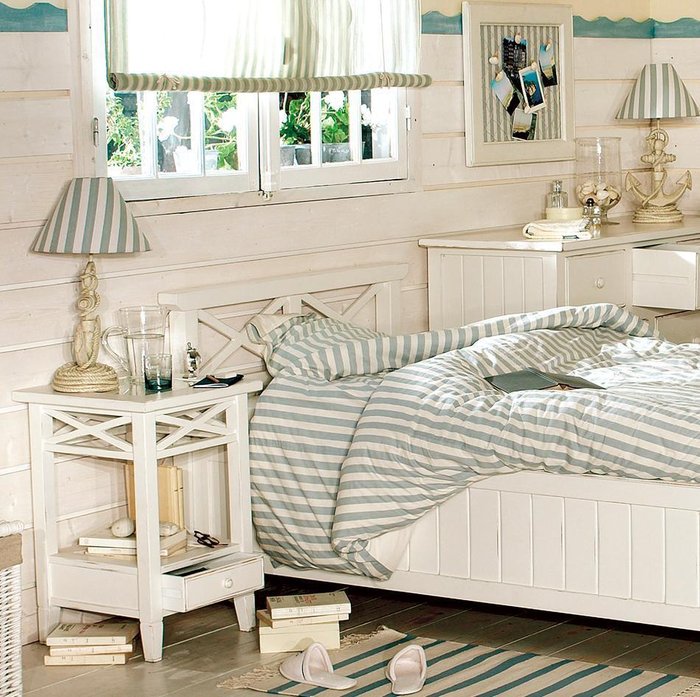 Кровать Бретань белого цвета 140х200   - лучшие Кровати для спальни в INMYROOM