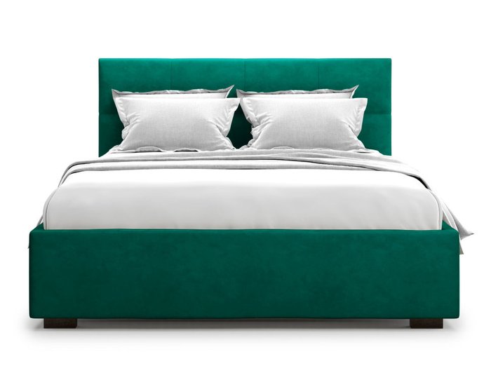 Кровать Garda 160х200 зеленого цвета с подъемным механизмом 