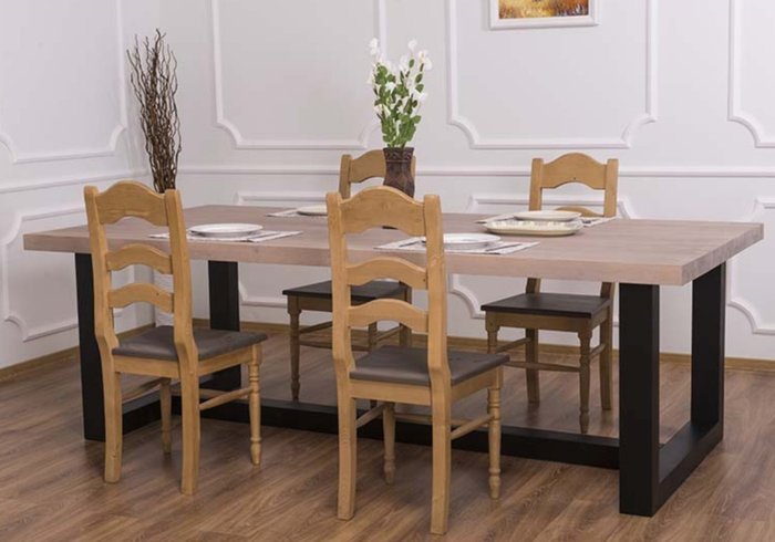 Стол обеденный Брюгге из массива дерева - лучшие Обеденные столы в INMYROOM