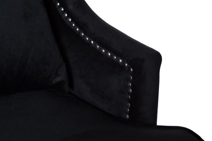 Кресло с подушкой черного цвета - лучшие Интерьерные кресла в INMYROOM