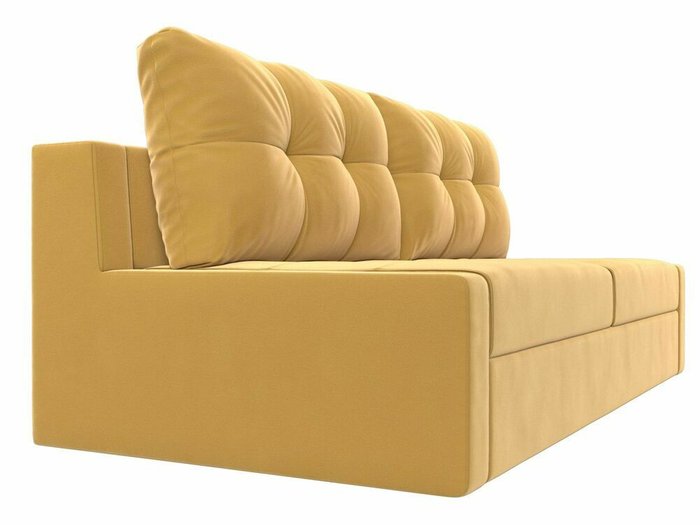 Прямой диван-кровать Мартин желтого цвета - лучшие Прямые диваны в INMYROOM