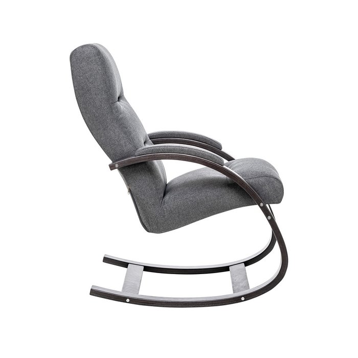 Кресло-качалка Милано серого цвета - лучшие Интерьерные кресла в INMYROOM