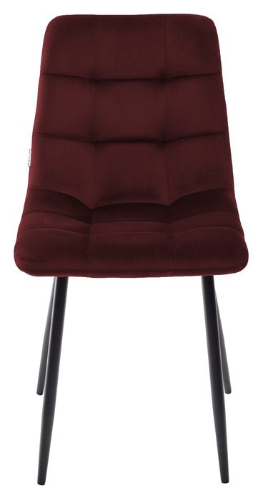 Стул Chilli Square бордового цвета (велюр) - купить Обеденные стулья по цене 4200.0
