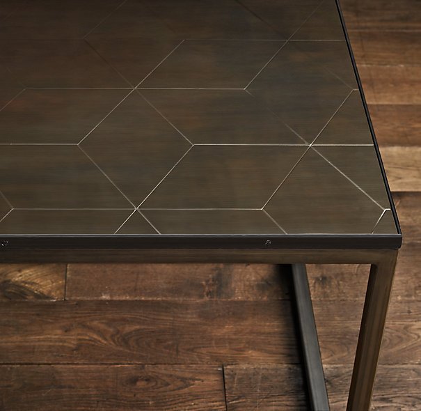 Приставной столик Metal parquet - лучшие Журнальные столики в INMYROOM Приставной столик Metal parquet - лучшие Журнальные столики в INMYROOM