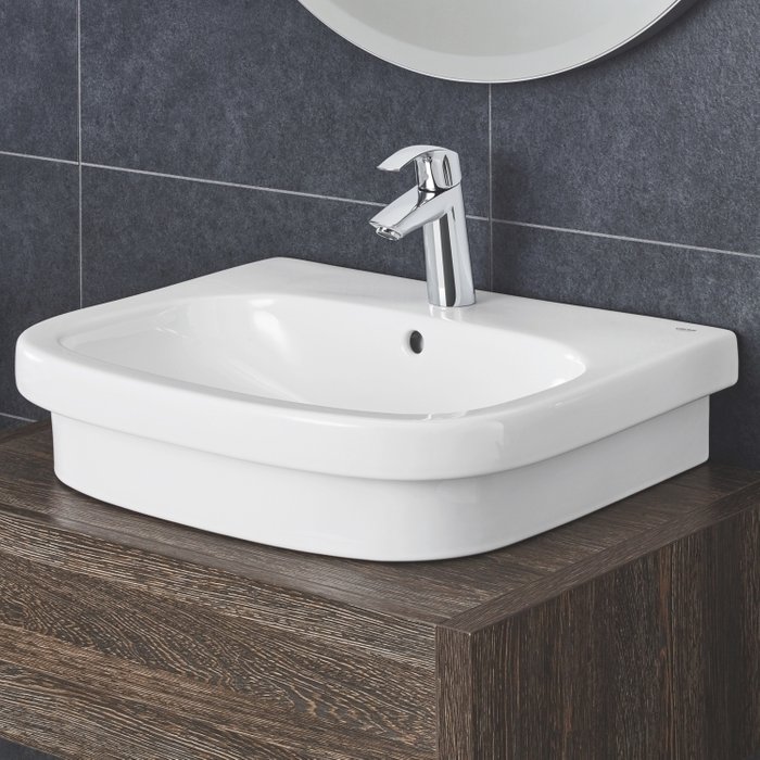 Раковина Euro Ceramic накладная - лучшие Раковины для ванной комнаты в INMYROOM