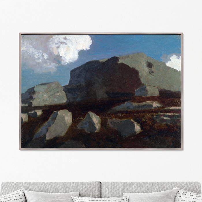 Репродукция картины Landscape with Rocks near Royan 1875 г.