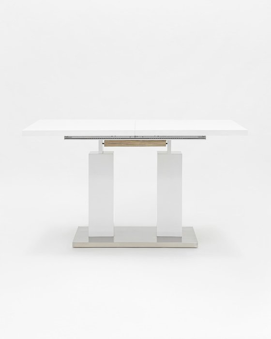 Обеденный раскладной стол Сиэтл белого цвета - лучшие Обеденные столы в INMYROOM